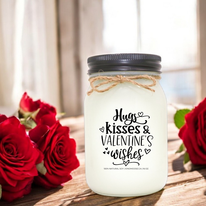 HUGS & KISSES VALENTINES WISHES - 16oz