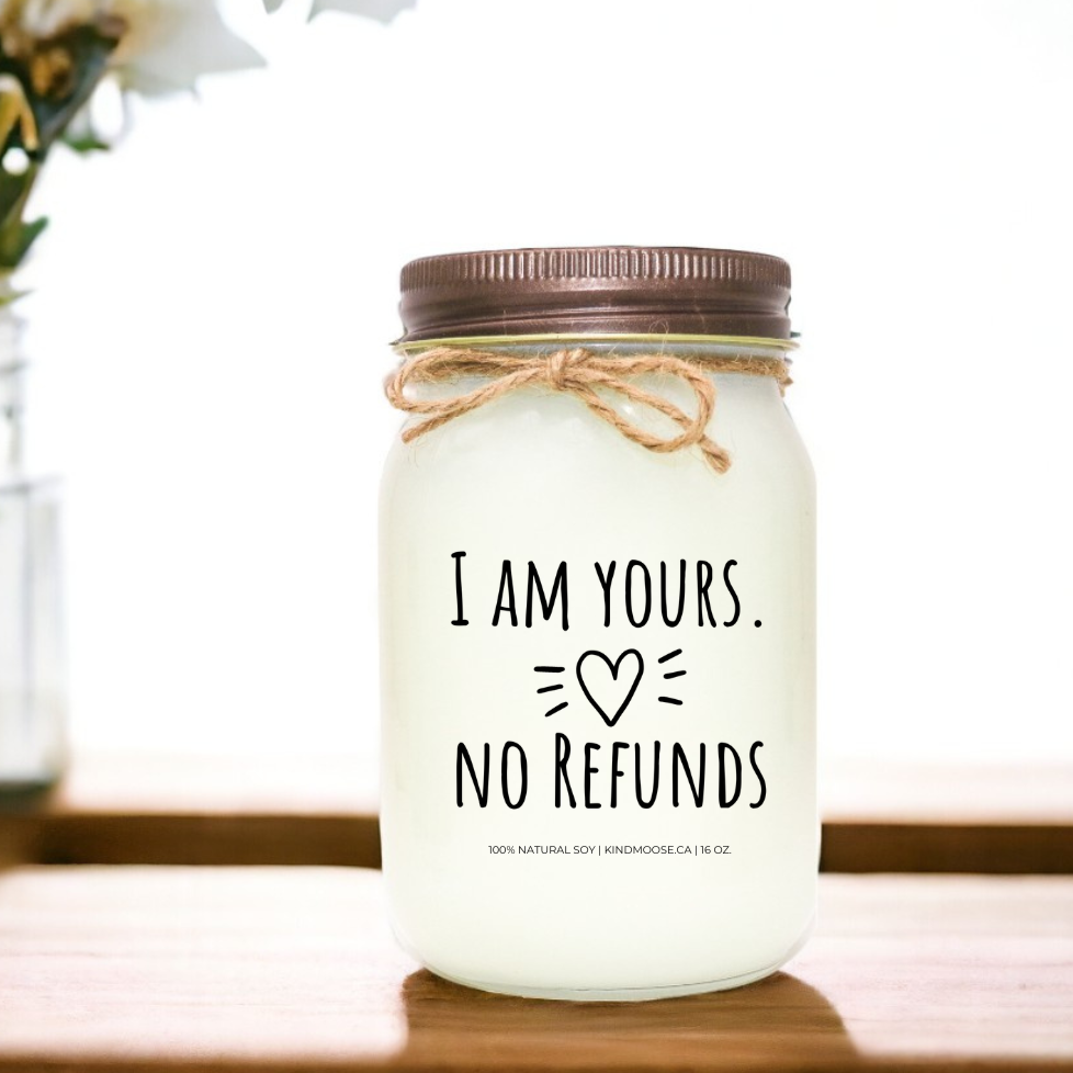 16 oz Scented Soy Candle in Mason Jar - Brown Lid - Choose from a variety of scents