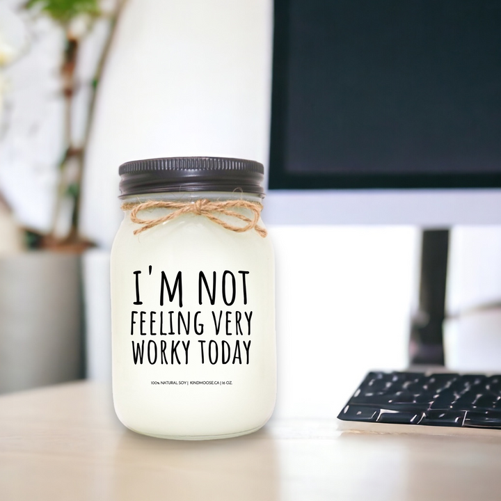 I'M NOT FEELING VERY WORKY TODAY -16oz