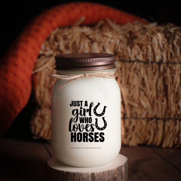 JUST A GIRL WHO LOVES HORSES - 16oz