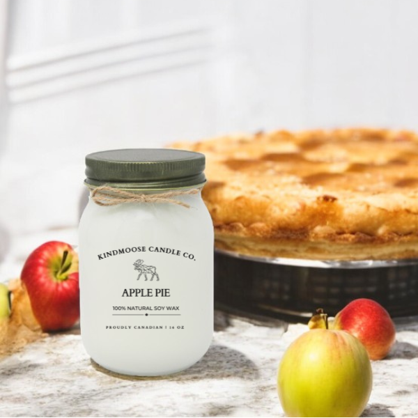 Apple Pie Candle  Soy Wax Candle 16 oz