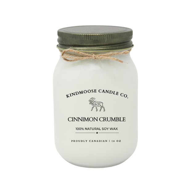 CINNAMON CRUMBLE Soy Wax Candle 16 oz