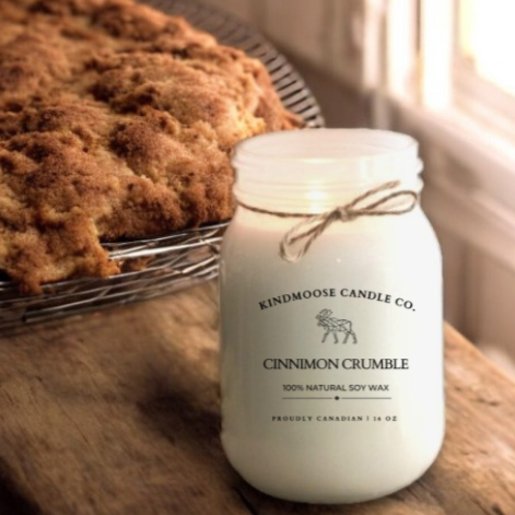 CINNAMON CRUMBLE Soy Wax Candle 16 oz