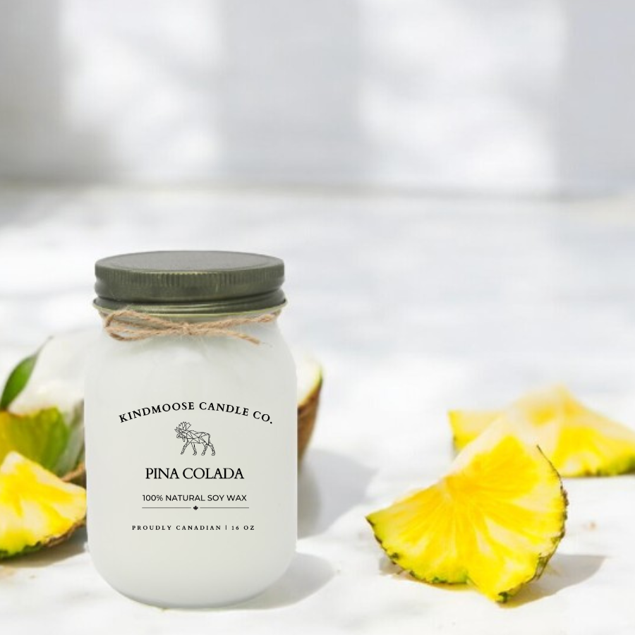 SOLD OUT - PINA COLADA Soy Wax Candle 16 oz