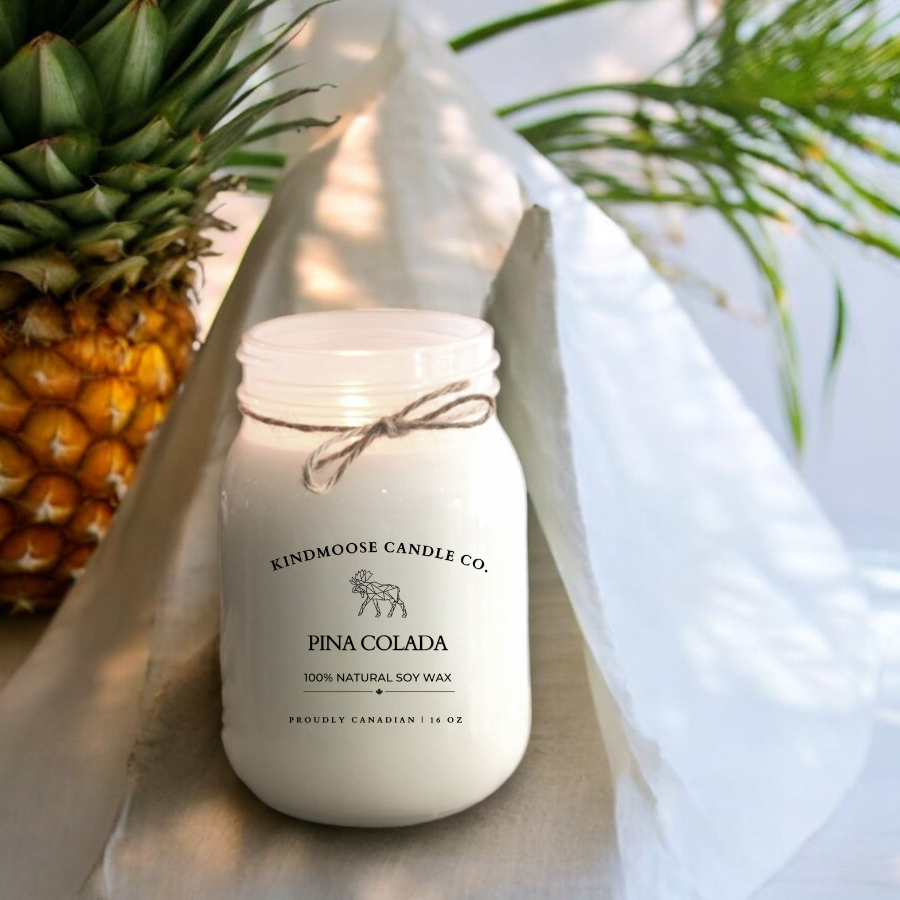 SOLD OUT - PINA COLADA Soy Wax Candle 16 oz