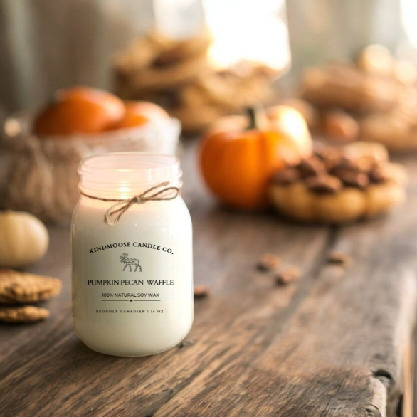 PUMPKIN PECAN WAFFLE Soy Wax Candle 16 oz