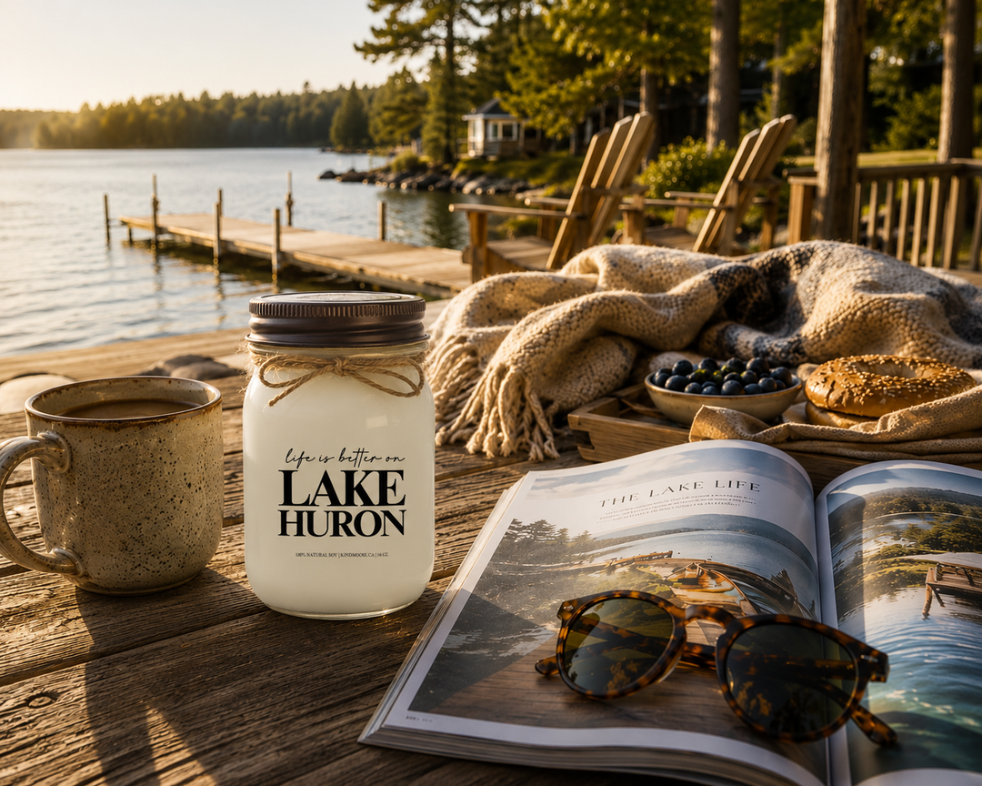 LIFE IS BETTER ON LAKE HURON - 16oz Soy Candle