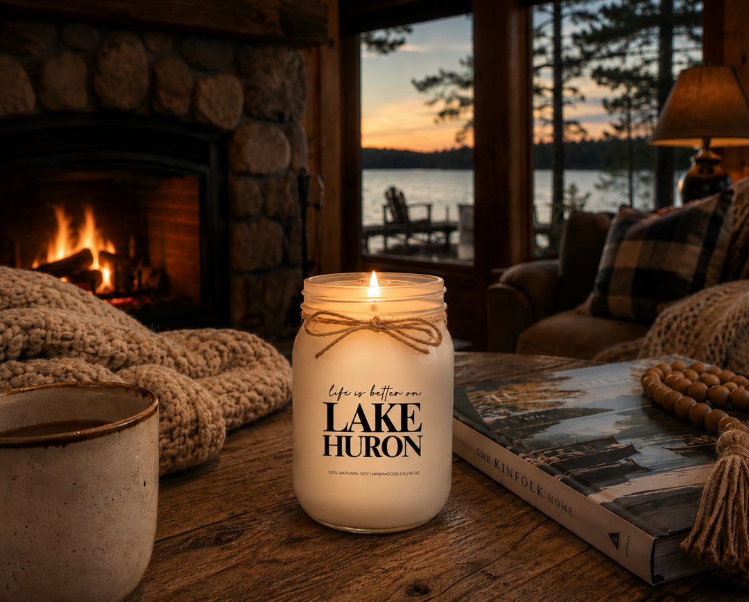 LIFE IS BETTER ON LAKE HURON - 16oz Soy Candle