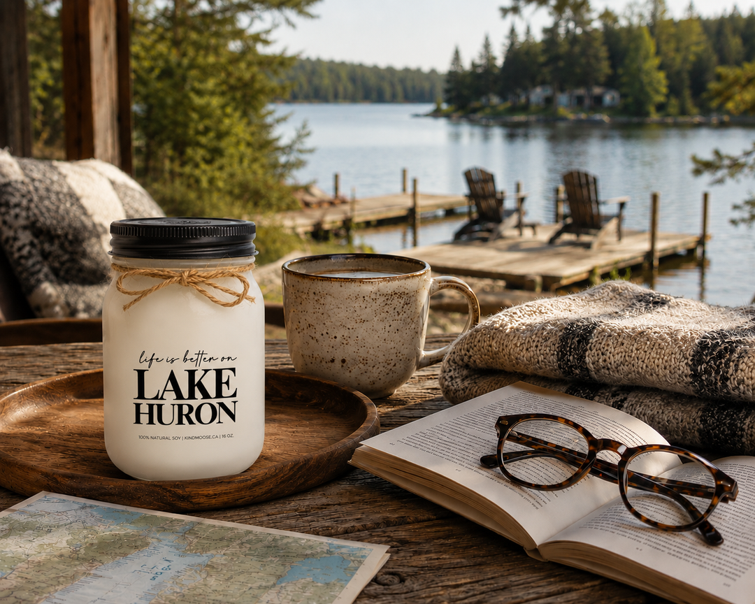 LIFE IS BETTER ON LAKE HURON - 16oz Soy Candle