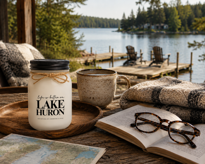 LIFE IS BETTER ON LAKE HURON - 16oz Soy Candle