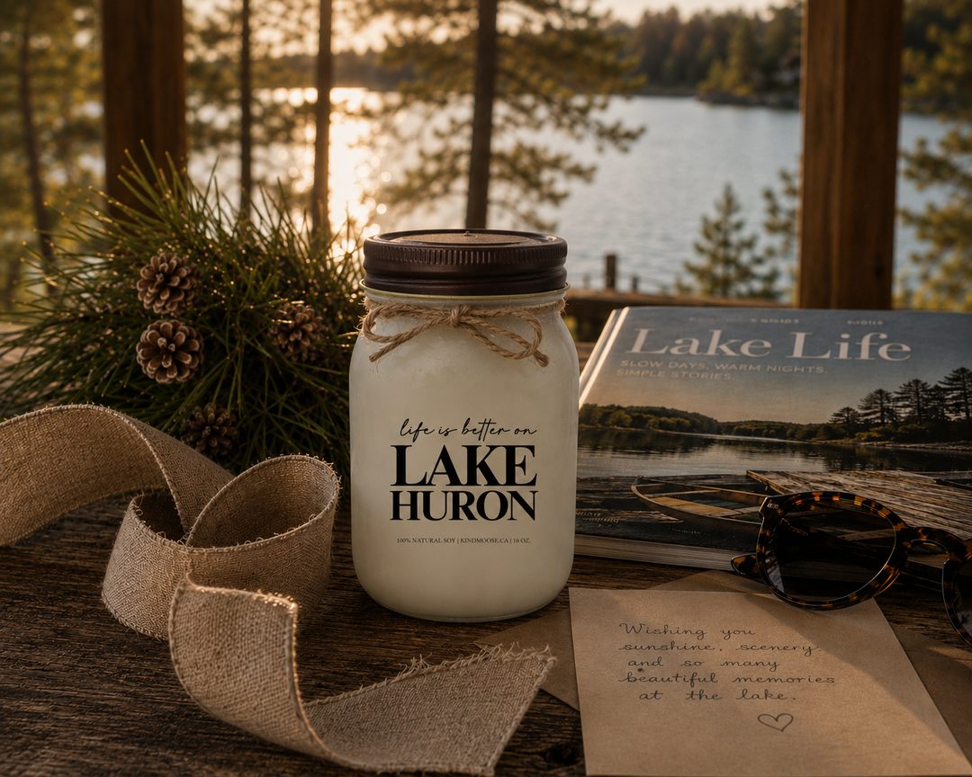 LIFE IS BETTER ON LAKE HURON - 16oz Soy Candle