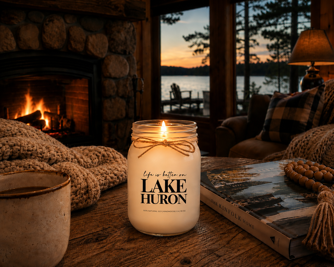 LIFE IS BETTER ON LAKE ROSSEAU - 16oz Soy Candle