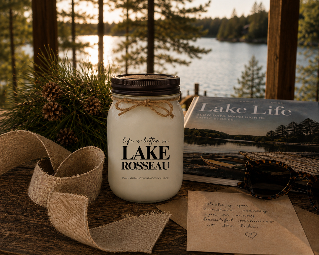 LIFE IS BETTER ON LAKE ROSSEAU - 16oz Soy Candle