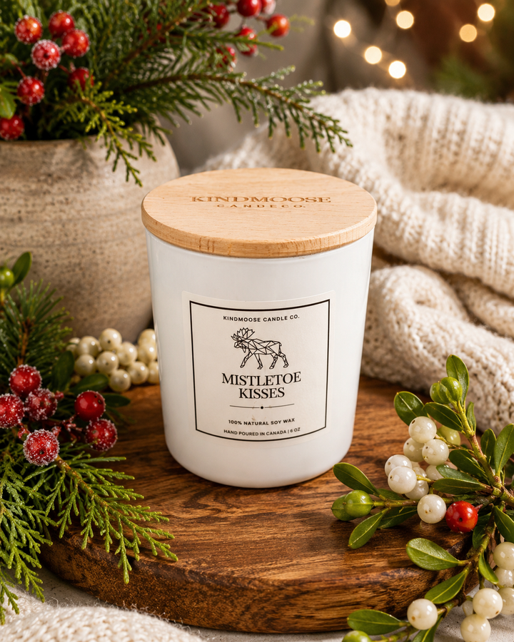 MISTLETOE KISSES - WHERE WARMTH MEETS WONDER - 6oz