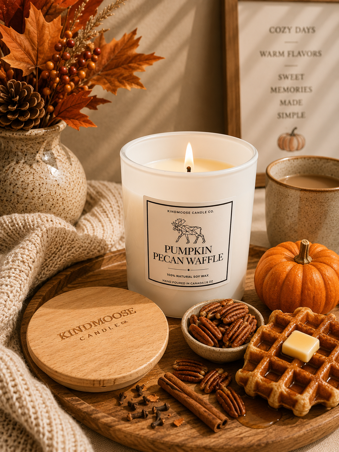 PUMPKIN PECAN WAFFLE - 6oz