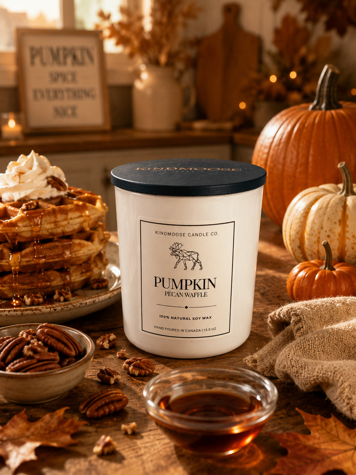 PUMPKIN PECAN WAFFLE - Double Wick Soy Candle