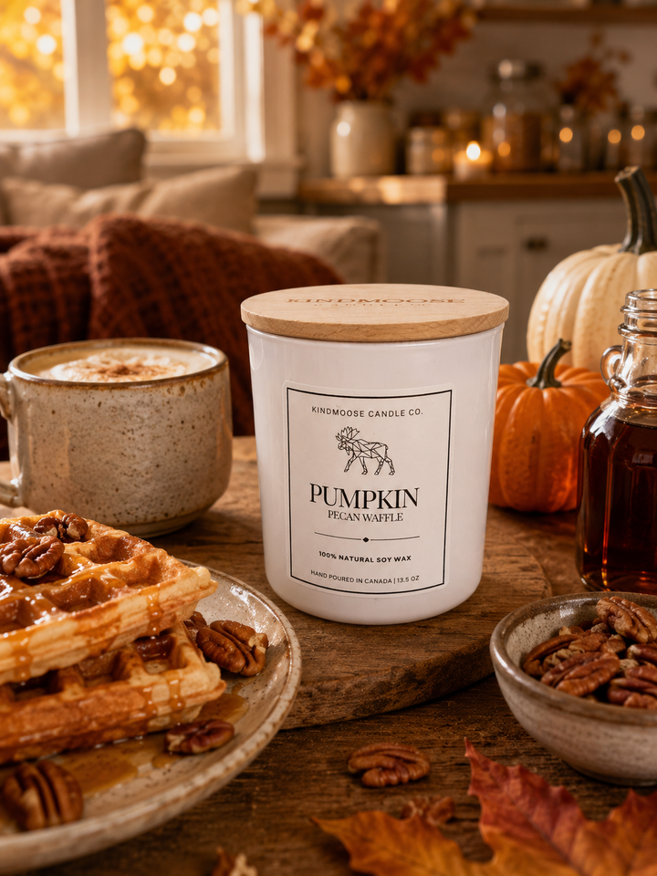 PUMPKIN PECAN WAFFLE - Double Wick Soy Candle
