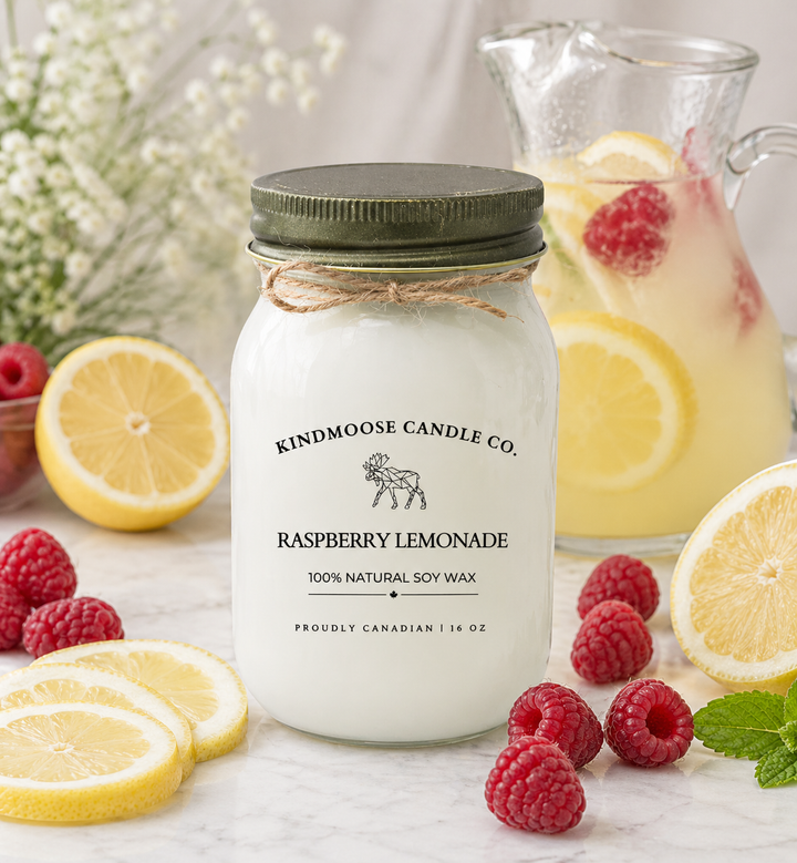 RASPBERRY LEMONADE - 16oz Soy Candle