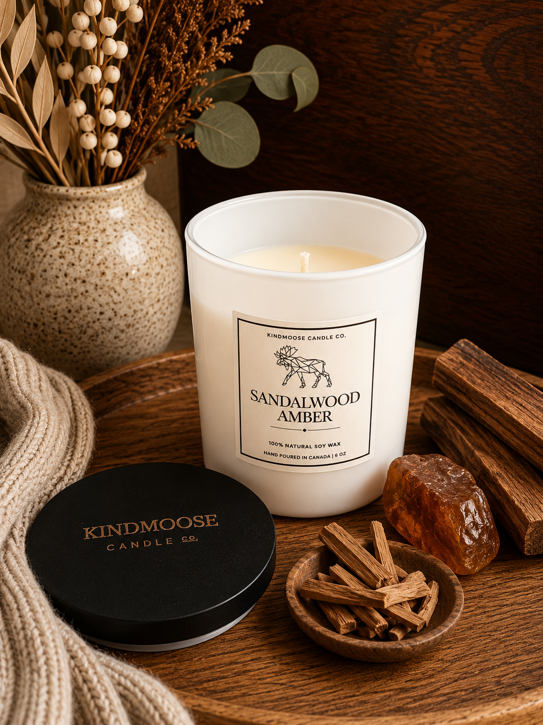 SANDALWOOD AMBER - 6oz