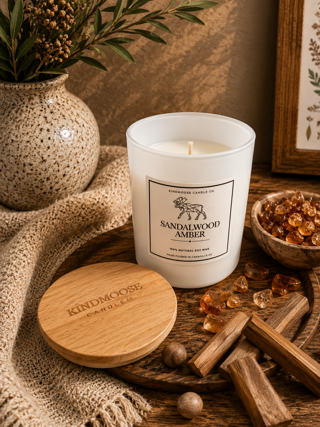 SANDALWOOD AMBER - 6oz