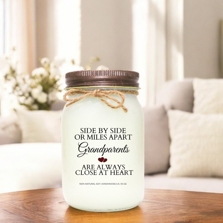 SIDE BY SIDE OR MILES APART GRANDPARENTS ARE ALWAYS CLOSE AT HEART - 16oz
