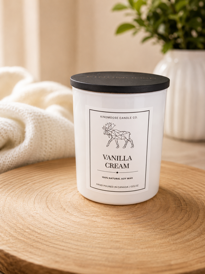 VANILLA CREAM - Double Wick Soy Candle
