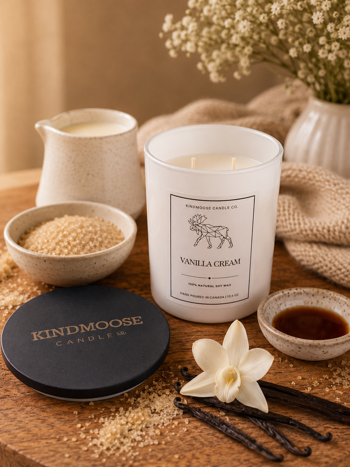 VANILLA CREAM - Double Wick Soy Candle