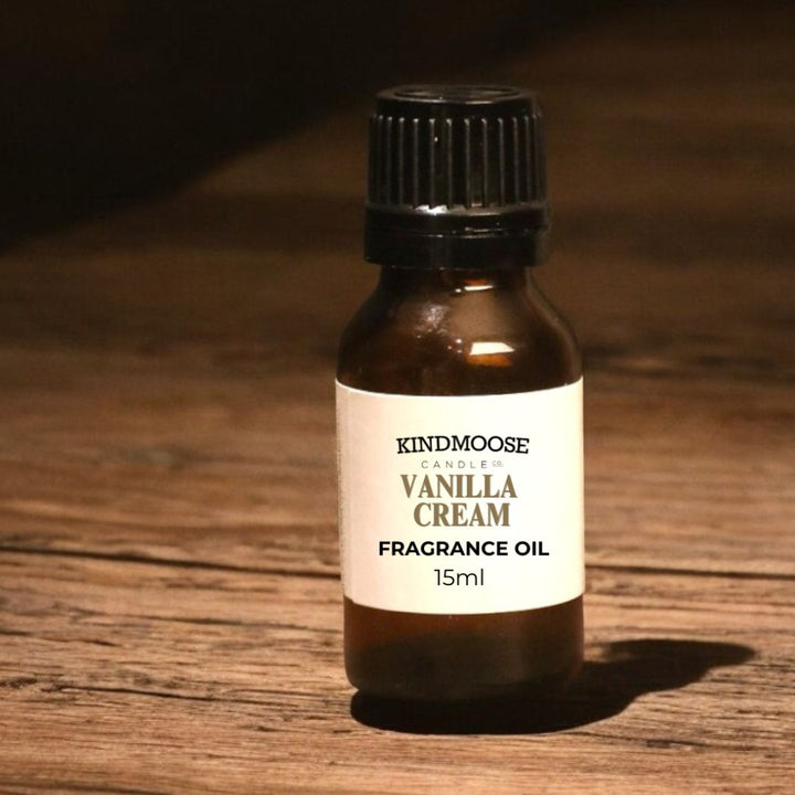 Vanilla Cream Fragrance oil in Amber bottle 15 ml