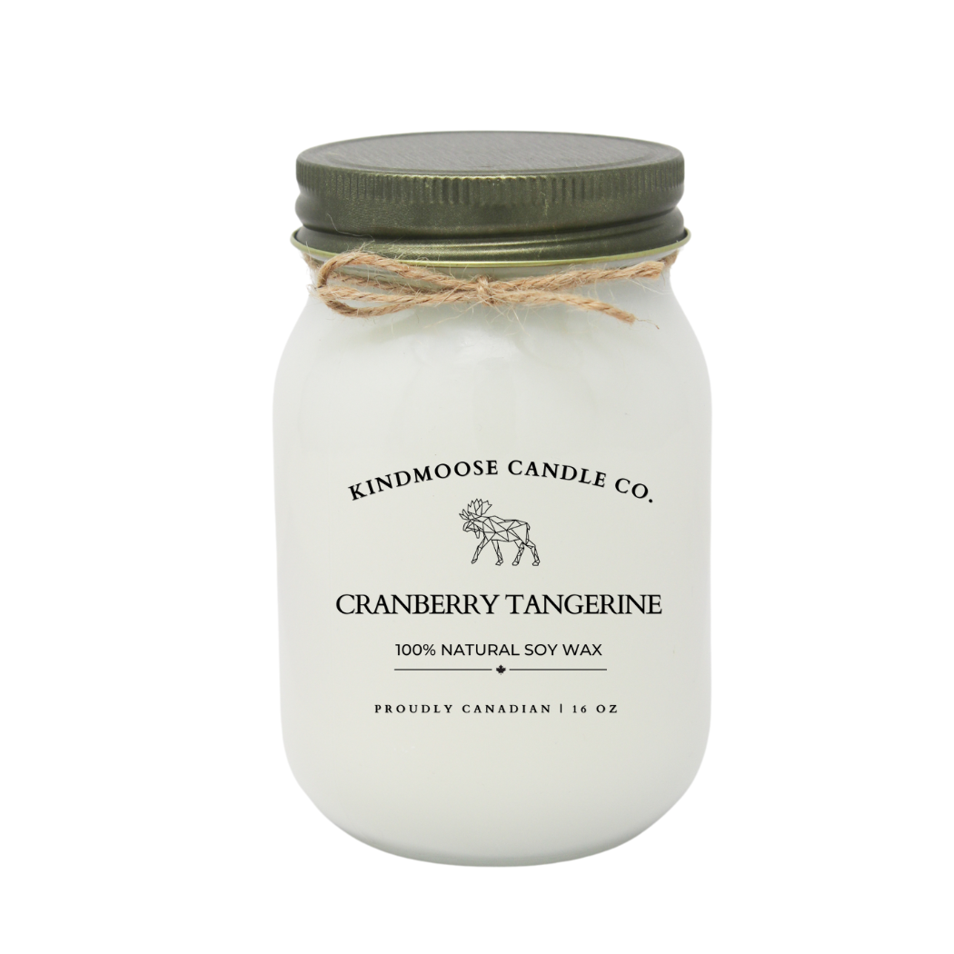 CRANBERRY TANGERINE Soy Wax Candle 16 oz