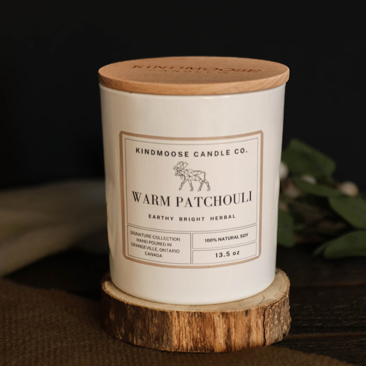 KINDMOOSE CANDLE CO Warm Patchouli - Double Wick Warm Patchouli - Double Wick Soy Candles
