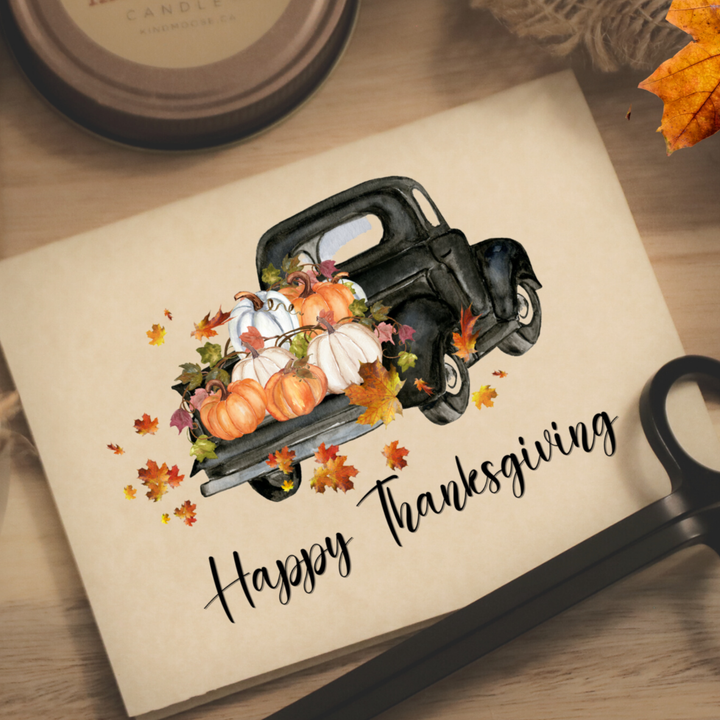 HAPPY THANKSGIVING - Greeting Card