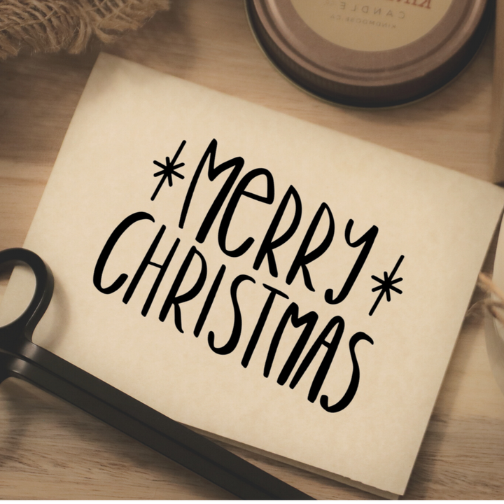 MERRY CHRISTMAS - Greeting Card