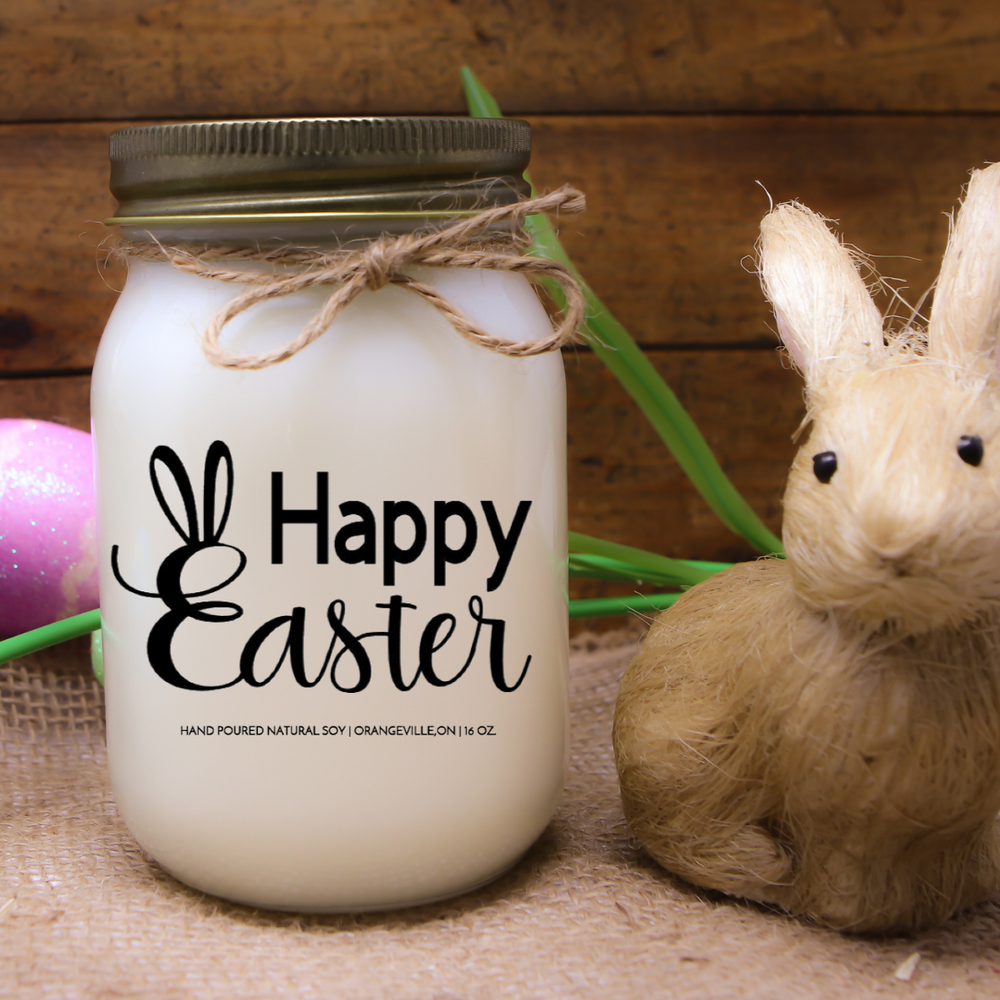Happy Easter Candle, All Natural Soy