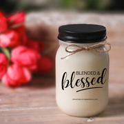 KINDMOOSE CANDLE CO 16 oz Candle Apple Pie / Black Blended and Blessed Blended & Blessed - Soy Candles, KINDMOOSE Candle Co.