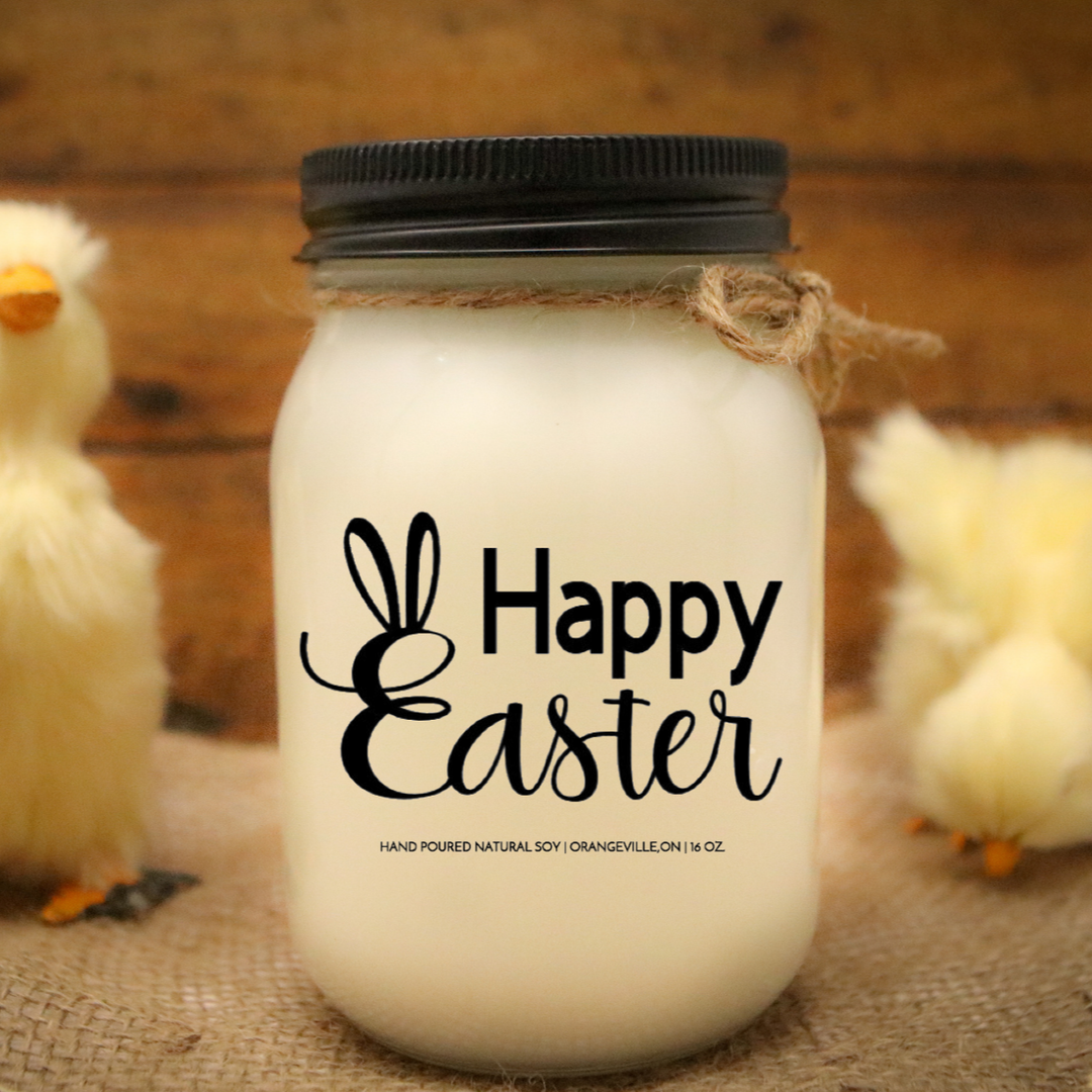 Happy Easter Candle, All Natural Soy