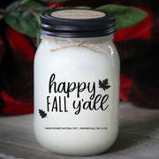 KINDMOOSE CANDLE CO 16 oz Candle Apple Pie / Black Happy Fall Y'All The Most Natural Smelling Candles You'll Ever Find - KINDMOOSE CANDLES