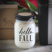 KINDMOOSE CANDLE CO 16 oz Candle Apple Pie / Black Hello Fall Fall Soy Candles Candles - Orangeville, ON