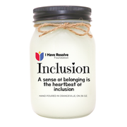 KINDMOOSE CANDLE CO 16 oz Candle Apple Pie / Inclusion: When everyone is included everyone WINS I Have RESOLVE Foundation