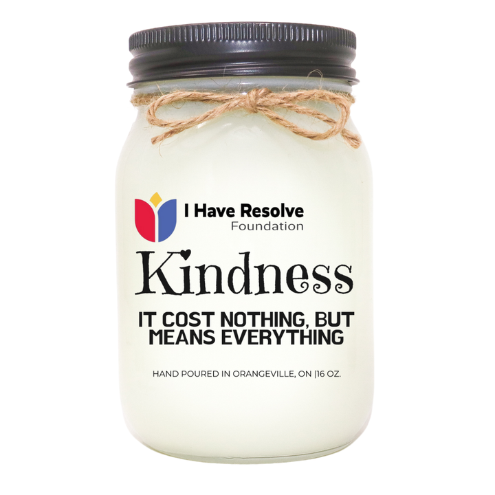 KINDMOOSE CANDLE CO 16 oz Candle Apple Pie / KINDNESS: It costs nothing but means everything I Have RESOLVE Foundation