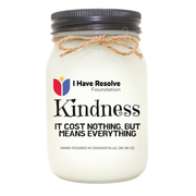 KINDMOOSE CANDLE CO 16 oz Candle Apple Pie / KINDNESS: It costs nothing but means everything I Have RESOLVE Foundation