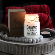 KINDMOOSE CANDLE CO 16 oz Candle Christmas at the ....  Customize Your Candle