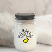 KINDMOOSE CANDLE CO 16 oz Candle Cranberry Spice Best Ducking Mom Ever Candles for Mom - KINDMOOSE Candle Co. Canada
