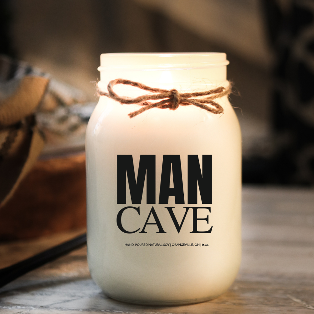 KINDMOOSE CANDLE CO 16 oz Candle Man Cave Best Dad Ever - Soy Candles, Hand poured in Orangeville, Ontario