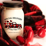 KINDMOOSE CANDLE CO 16 oz Candle Special Delivery - Hugs & Kisses Baby It's Cold Outside -Soy Candles Orangeville, Ontario