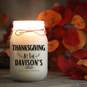 KINDMOOSE CANDLE CO 16 oz Candle Thanksgiving at the ....  Customize Your Candle Fall Candles - The KINDMOOSE Candle Co. 100% Natural Soy