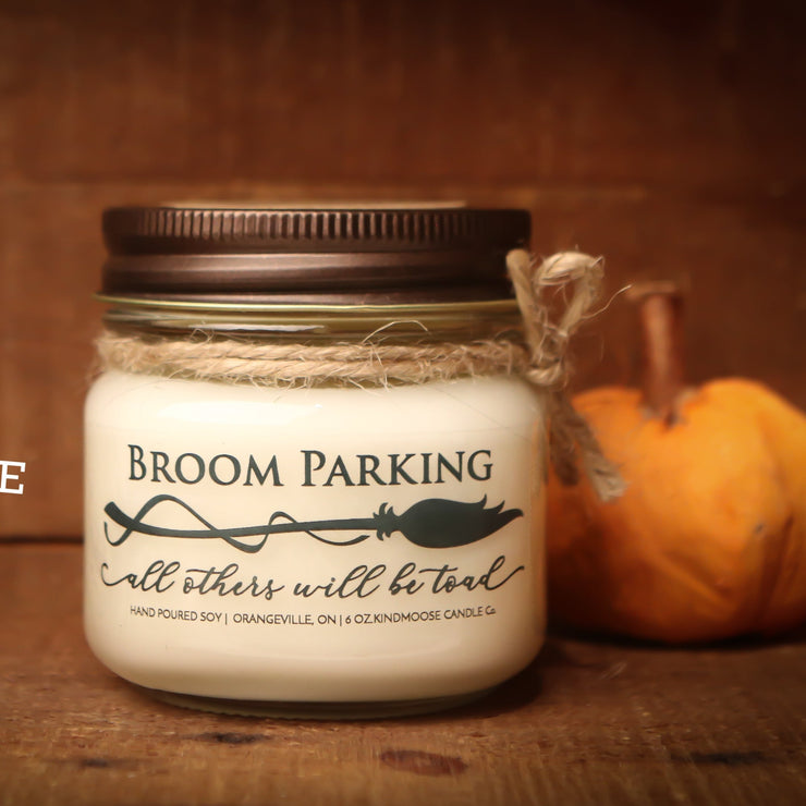 Broom Parking - All others will be Toad -Soy Candles 