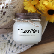 KINDMOOSE CANDLE CO 8 oz Candle I Love You