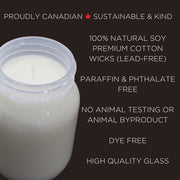 KINDMOOSE CANDLE CO 8 oz Candle Just Breathe I'm Sorry, Soy Candles Hand poured in Orangeville, Ontario Canada
