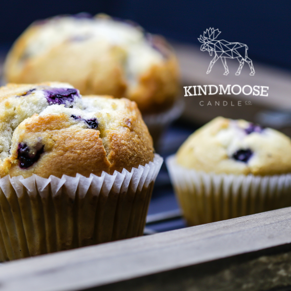 KINDMOOSE CANDLE CO BLUEBERRY MUFFIN