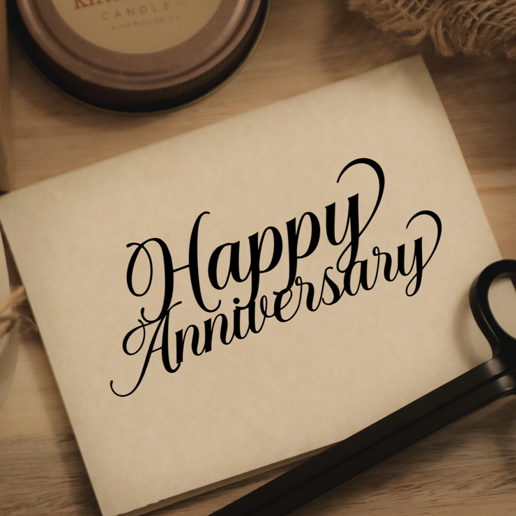 KINDMOOSE CANDLE CO Happy Anniversary Happy Anniversary - KINDMOOSE Candle Co.Inc